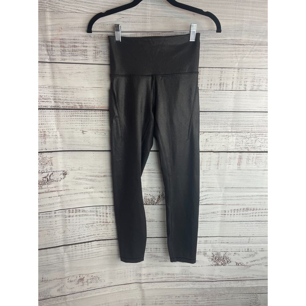 Lululemon Women's Align High Womens Sz 4 Rise Pant 25" Black Shine